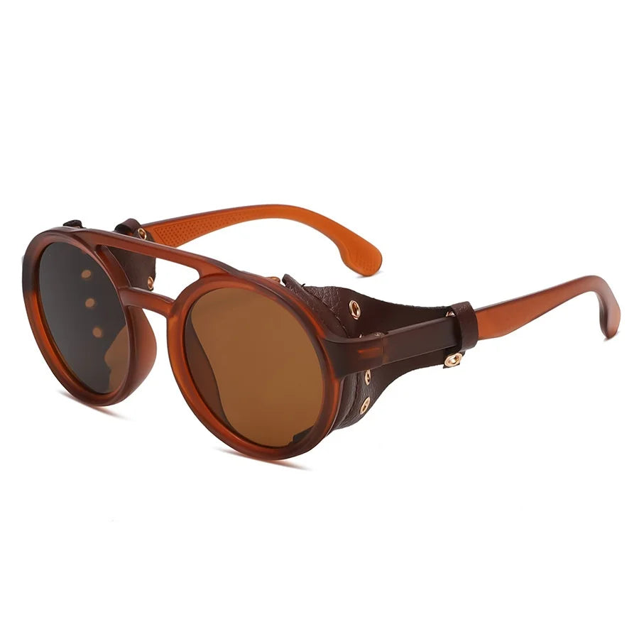 RPXBGUCKARHG UV400 Round Fashion Sunglasses for Outdoor & Everyday Wear